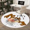 Tazmanian Devil,Looney Tunes Chair mat Round Rug Office carpet, Machine Washable, Non slip, Suitable for Living Rooms, Bedrooms
