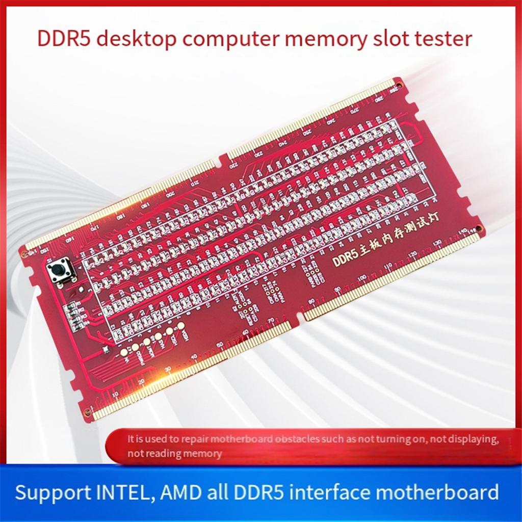 AA58 DDR5 Memory Slot Tester Wide Compatibility DDR5 Memory Tester for Memory Computer Repair