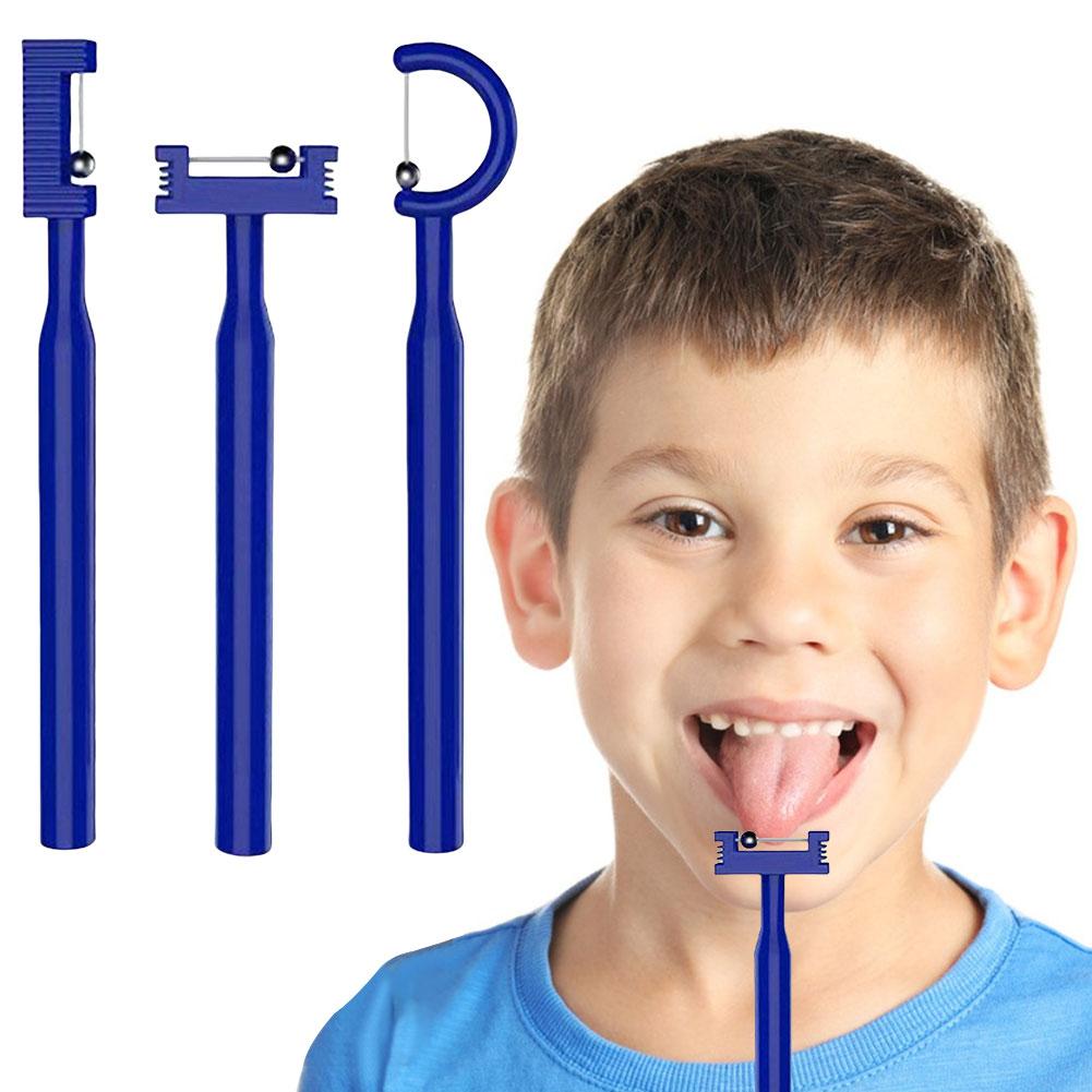 3Pcs Kids Tongue Tip Exercise Tool Oral Care Muscle Strenght Touge Training Tool Oral Muscle Exerciser For Kids Speech Therapy
