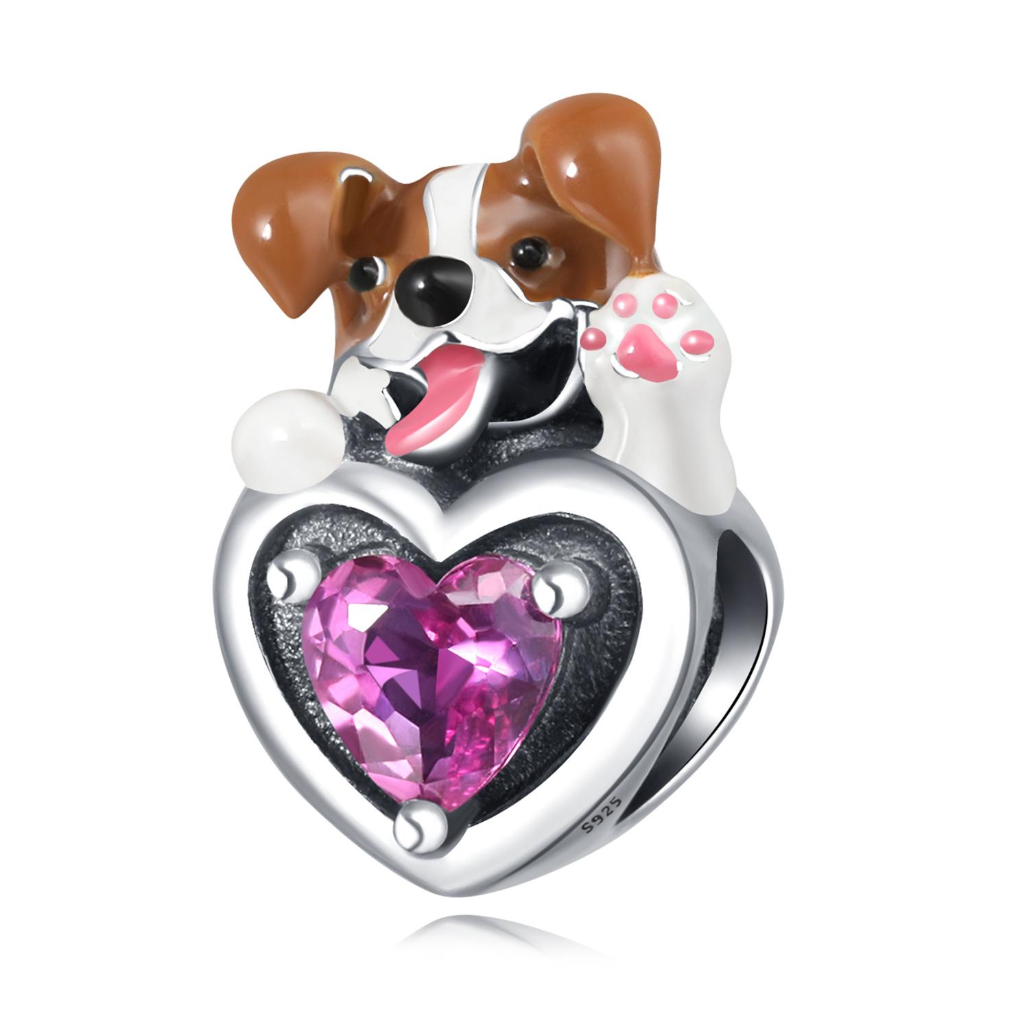 

Bead Components Copper Metal Charm Bead Components Authentic Original Cute Corgi Dog Bead Components Compatible With Bracelet High Quality Fine
