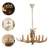 Vintage Pendant Light and Pore Deer Antler Restaurant Dining Room Pendant Light
