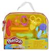 Play-Doh Mon 1er Kit, 9 accessoires avec étui de rangement et 4 pots de pâte à modeler, loisir créatif pour tout-petits, Dès 3 ans