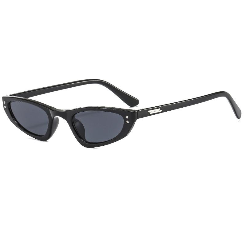 Xiaomi Y2K Small Cat Eye Sunglasses Unisex Retro Narrow Shades UV400 Fashion Decorative Eyewear for Street Party Daily Outdoor
