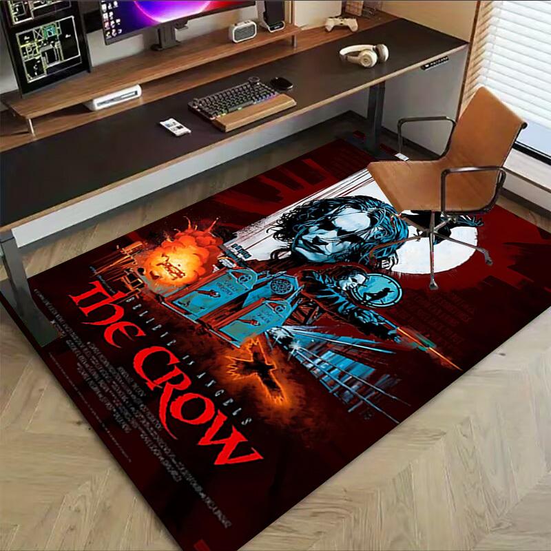 1pc The Crow Raven Carpet, Office Rug Outdoor Mat Home Decor Area Carpet Festival