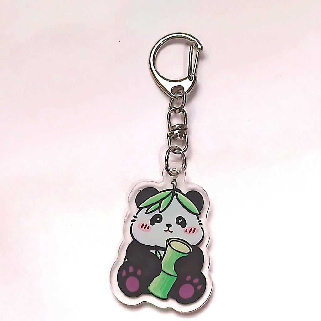 Acrylic Flat 2D Pendant - Multifunctional Hanging Ornament Holiday Car Interior Decoration Keychain Backpack Pendant,Panda Keychain Acrylic Pendant