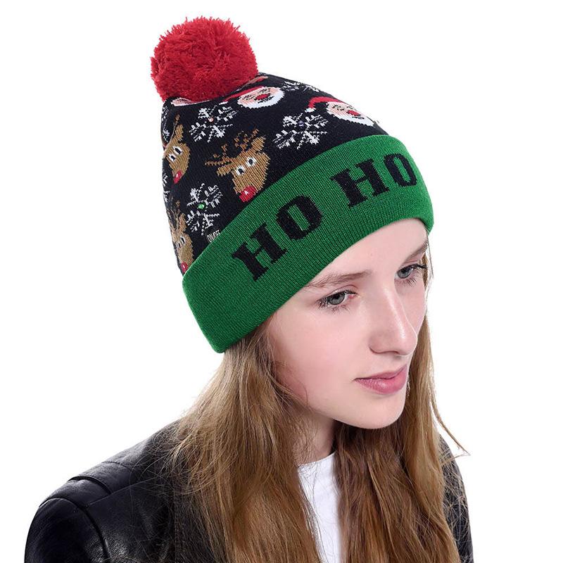 Santa Claus Antler Snowflake Party Cap 