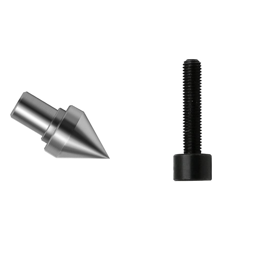 Buy 2 Pieces Lathe Tailstock Chuck Screw Rotating Wood Replacement at