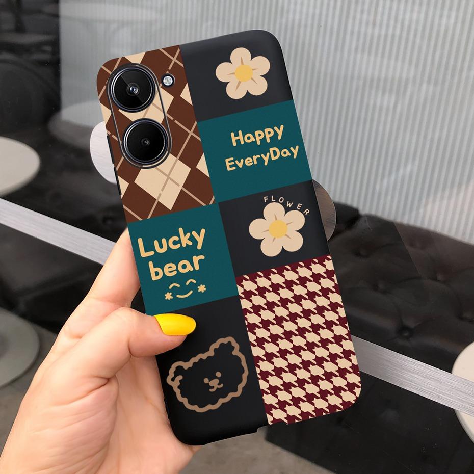 For Realme 10 2022 Lovely Printing Jelly Silicone Case For Realme10 RMX3630 Funda Realme 10 4G Soft TPU Phone Cases