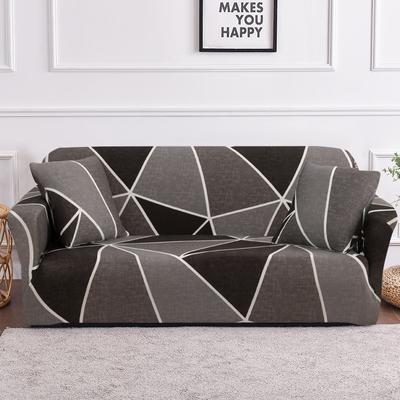 Elastische Sofabezüge für Wohnzimmer, geometrischer Sessel, Loveseat, Couchbezug, L-förmiges Ecksofa, Bestellung von 2 Stück