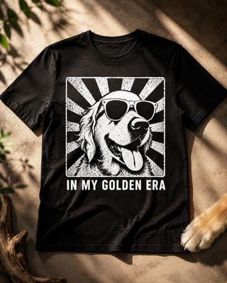 In My Golden Retriever Era Shirt, Cute Dog Mom Tee, Goldie Lover Mama T-Shirt