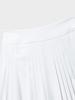 PIRETTI Savona Partially Pleated Culottes W_White