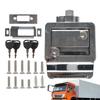 Trailer Door Lock Metal Portable Security Hardware Trailer Entry Latches Replacement Kit For Motorhome Hauler Campervan Truck