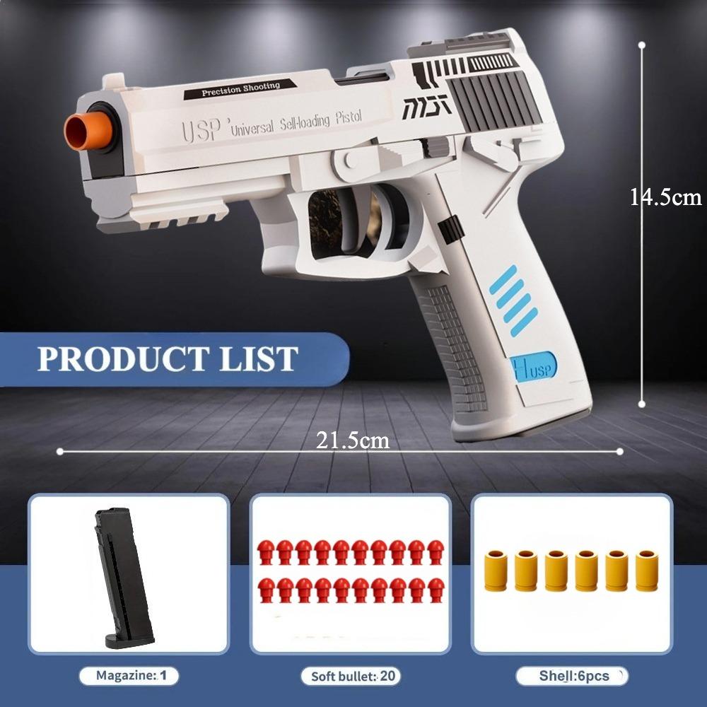 

Sig17/Usp Оболочка Мягкая Пуля Игрушечный Пистолет Спортивная Игра на Открытом Воздухе Стрельба Модель Пистолета Подарок на День Рождения для Детей
