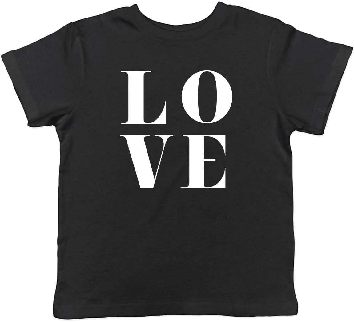 LOVE Childrens Kids T-Shirt Boys Girls 100