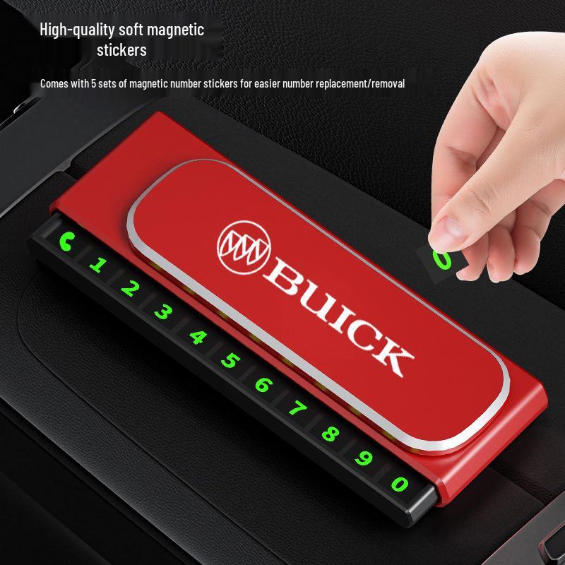 Magnetic Temporary Car Parking Sign with Luminous Hidden Contact Plate