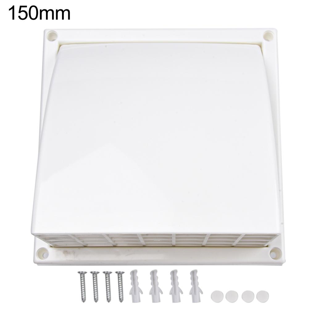 Duct Air Outlet Air Outlet Reliable Spring-less White Exterior Wall Exhaust Outlet Multifunction Rainproof New