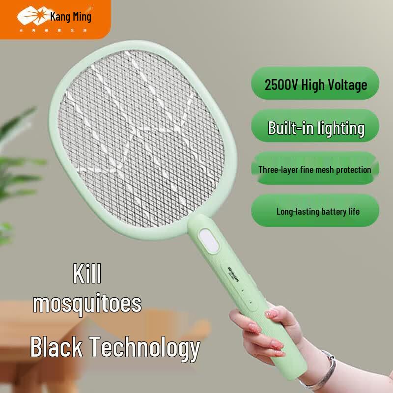 Kangming Electric Mosquito Swatter with LED Light