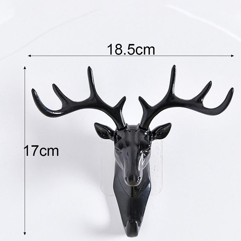 Wall Mounted Hooks Animal Head Rack Coat Caps Wall Hanger Horse Giraffe Elk Hooks Decor Accessories Personalized Hangers