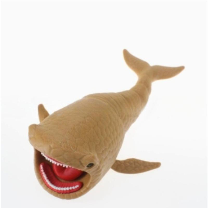 Bloop Sea Monster 3D Printed Flexible Articulated Fidget Toy – Sea Eater Deep Sea Creature Collectible Stress Relief Desk Toy
