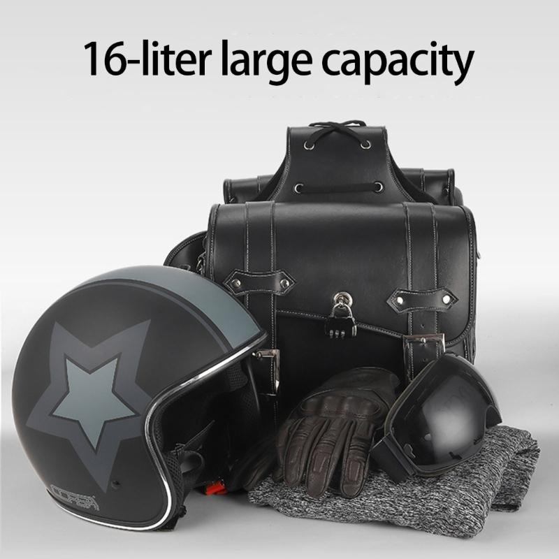 Retro Style Saddlebag Motorcycle Tool Bag Waterproof Travel Luggage Storage Bag Over Saddlebags Motorbike Accessories