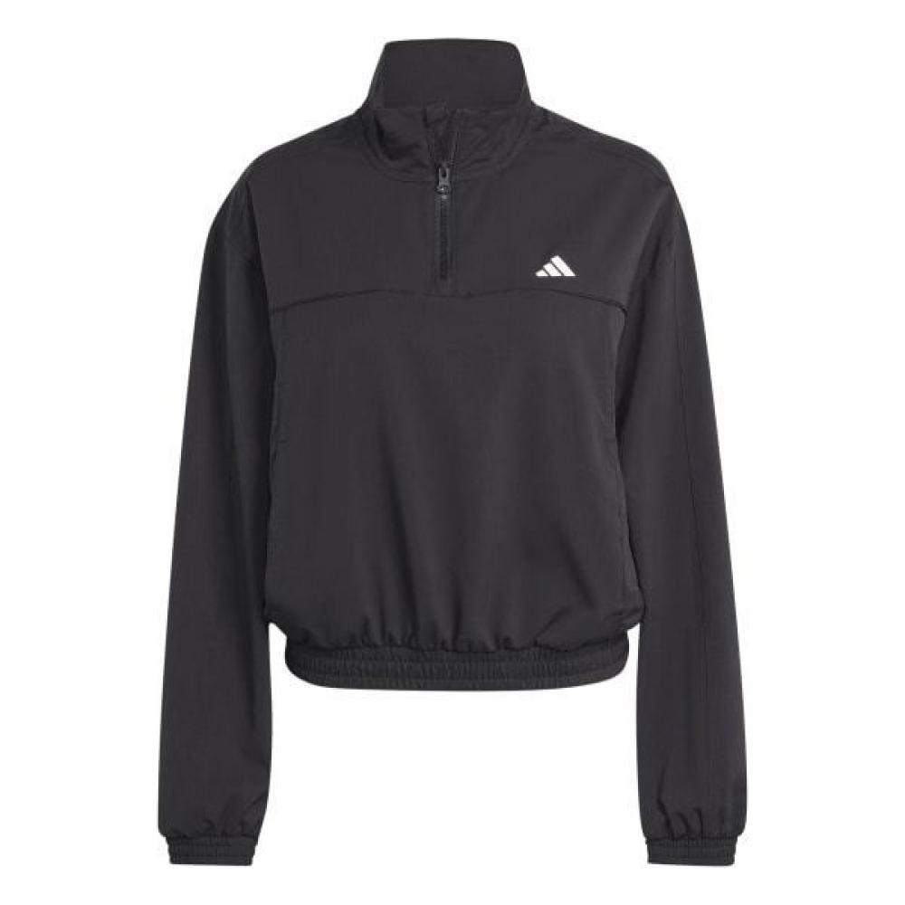 Adidas Anorak Diário Feminino Primavera Outono Hz5636 Aero Lady Train eSSential Tecido Meio...