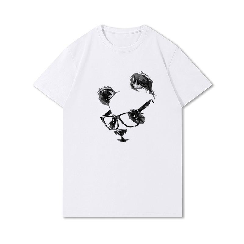 S-3XL 100 Fantasie Harajuku Grafica Estiva Bianca Magliette Donna Stampate Casual Maniche Corte Top Girocollo