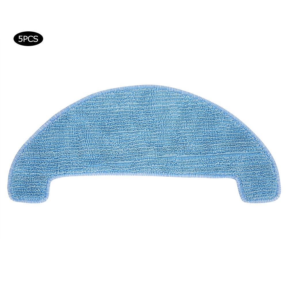 5Pcs Cleaning Fiber Mop Cloth Replacement Spare Parts Fit for Ilife V8 Sweeping Robot