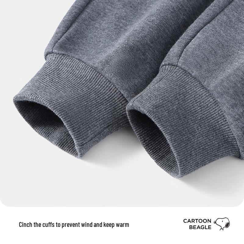 SNOOPY Girls' Fleece-Lined Warm Sweatpants