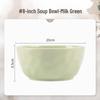 Wutuo Creme-Stil Keramik 8-Zoll Suppenschüssel