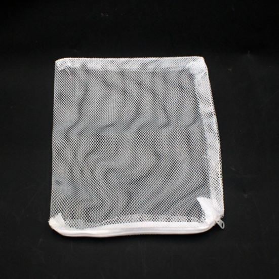 2Pcs Aquarium Filter Media Taschen Fisch Tank Filter Mesh Tasche mit Zipper für