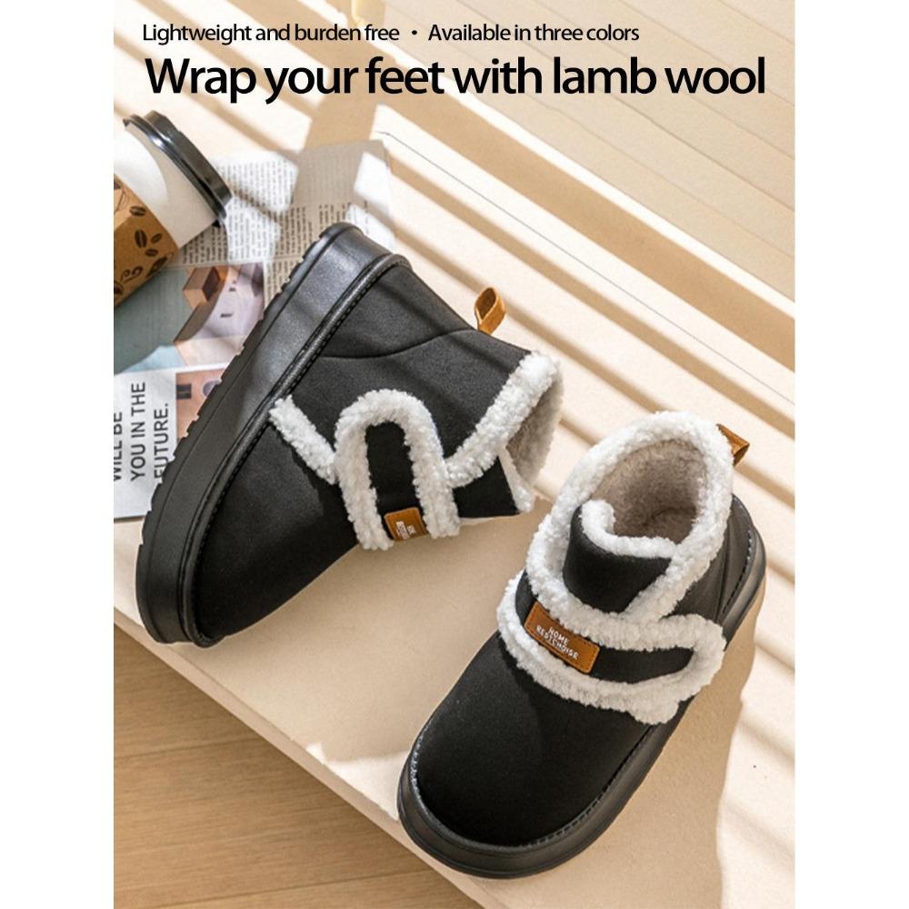 2025 New Women's Winter Snow Boots with Thickened Velvet Lining for Non-Slip, Warmth, and Comfort