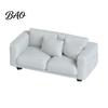 Kleine Dekorative Couch Miniatur-Couch, Winziges 2-Sitzer-Möbel Realistisches Mini-Zweisitzer-Sofa Maßstab für 1/12 Puppenhaus Wohnzimmer