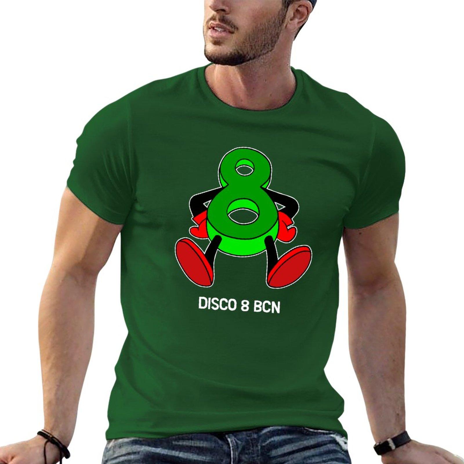 

New Disco 8 - Techno Hardcore T-Shirt graphic t shirt kawaii clothes t shirts for men 4XL