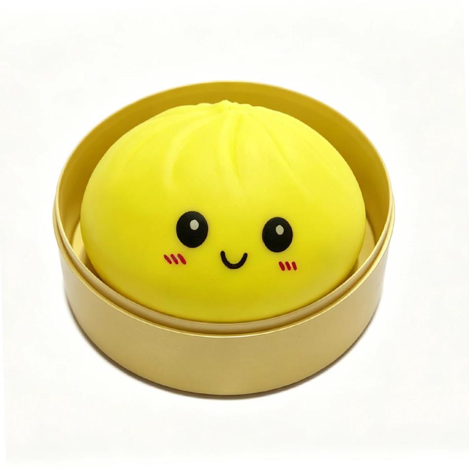 High-Quality 4Pcs Squishy Dumpling Stress Ball, Dumpling Squishy Toy Shape Hand Relaxation Toy, Party Favor Gift For Friends