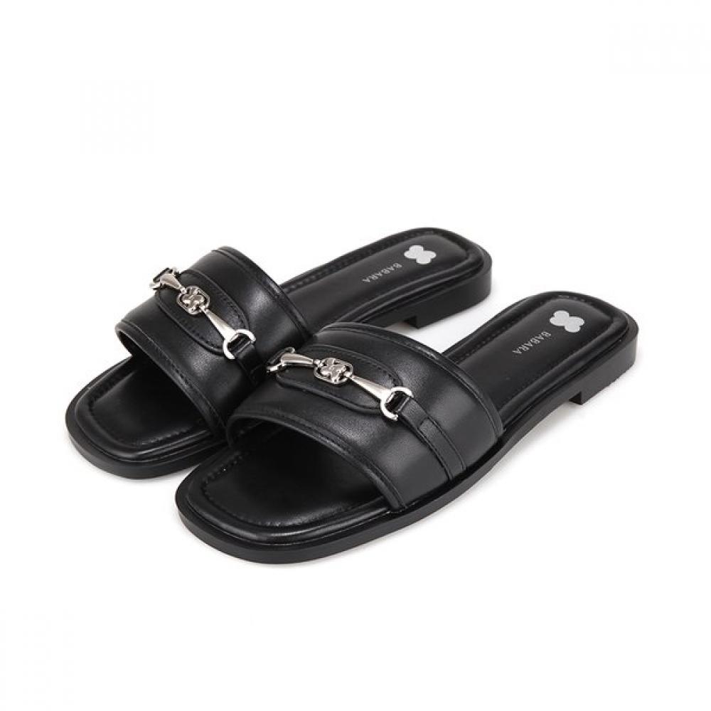 Barbara Mule Slipper Bbi331bk 250mm