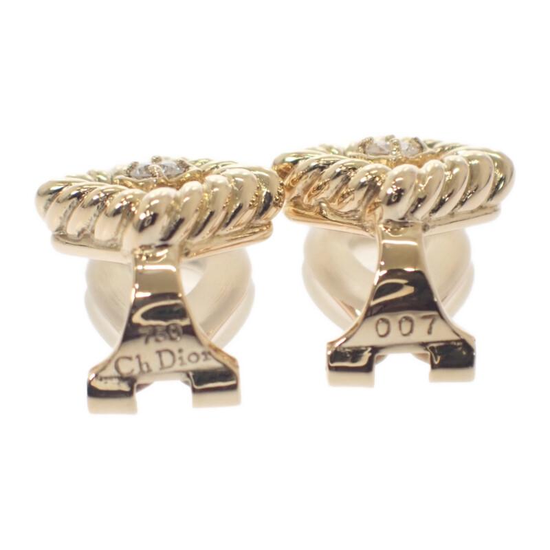 Dior Earring K18 Yellow Gold Women