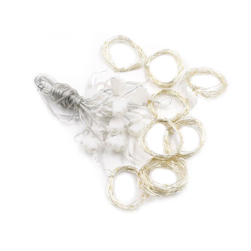 300 LED Copper Wire Curtain Lights, 3x3m, USB, with Eight-Function Remote for Outdoor Waterproof Christmas Decoration