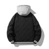 Plus Size European American Hooded Men's Ultrasonic Down Cotton Vest Jacket