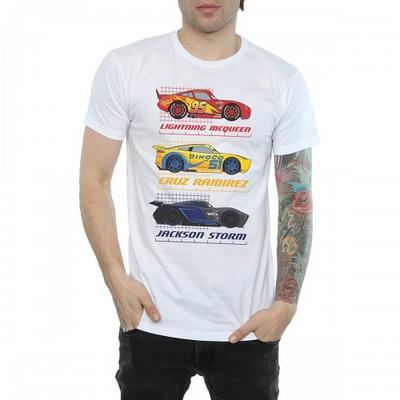 Mens Racer Profile Cotton T-Shirt