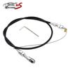 36" Black Universal Adjustable Stainless Steel Throttle Gas Cable Fuel Line Kit