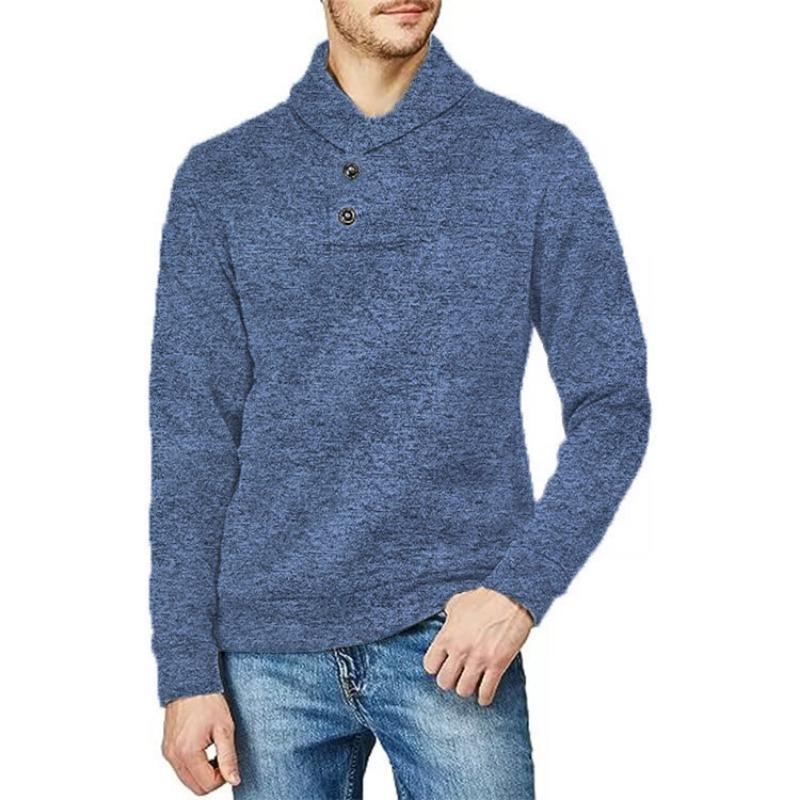 Men's Semi Cardigan Autumn Korean Loose Casual Pullover Jacket Long Sleeved Thin Velvet Sweater