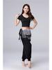 Halloween Belly Dance Costume with Sequin Tassels and Hip Scarf Waist Chain