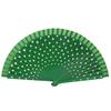 Practical Beautiful Decoration Multicolor Dot Print Folding Fan Home Supply Decorative Fan