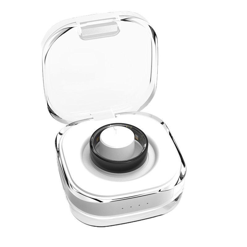 Touchscreen Smart Ring: Heart Rate, Blood Oxygen, Sleep, Exercise Tracking, E-book, Remote Photo, Magnetic Fast Charging - Douyin/TK Compatible