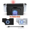 Cooling Fan OLED Accessor for Switch OLED Original Stand Game Console Dock Cooler with LED Fan USB for Nintendo Switch