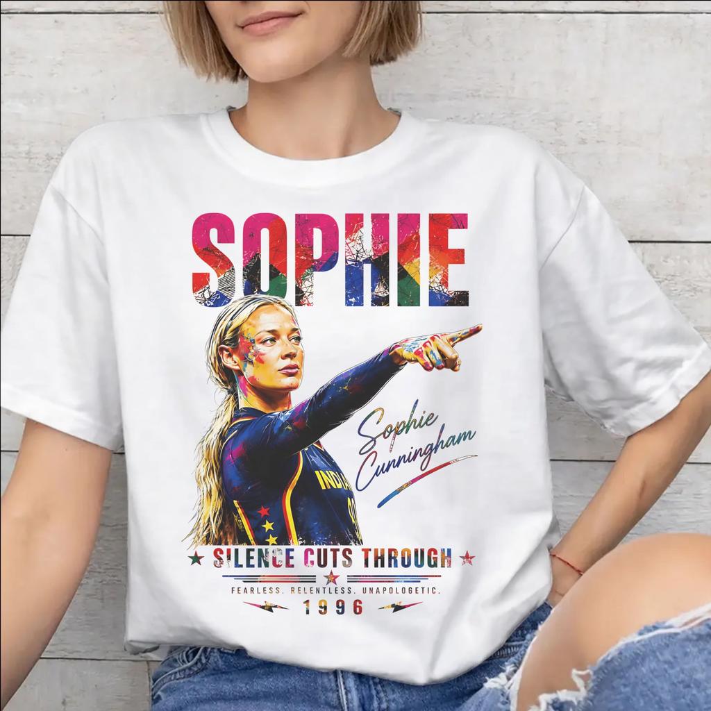 Unisexs WoUnisexs Sophie Cunningham Point T Shirt Cotton Graphic Printing Tee Shirts Clothing Outfits
