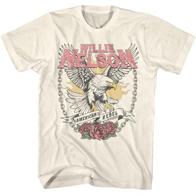 Willie Nelson Eagle American Rebel Natural Music Shirt