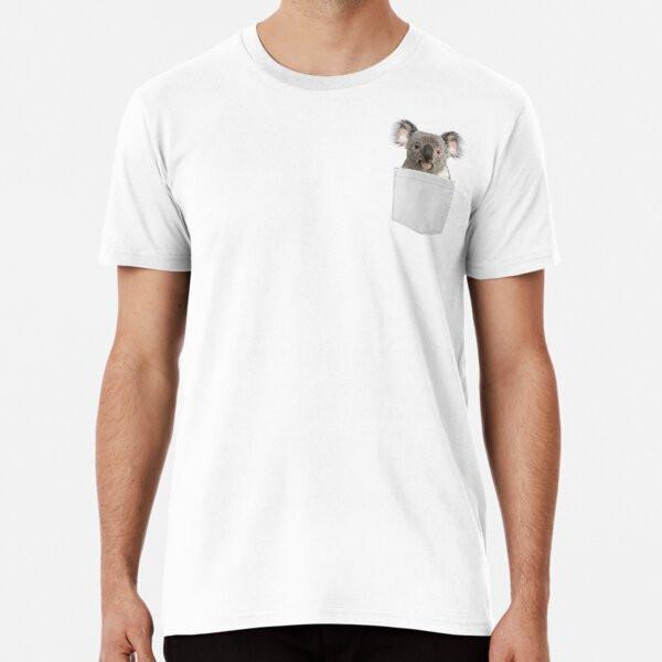 

Koala in pocket, Funny Koala, aussie t shirt S to 5XL Made in the AU/USA T-Shirt XL