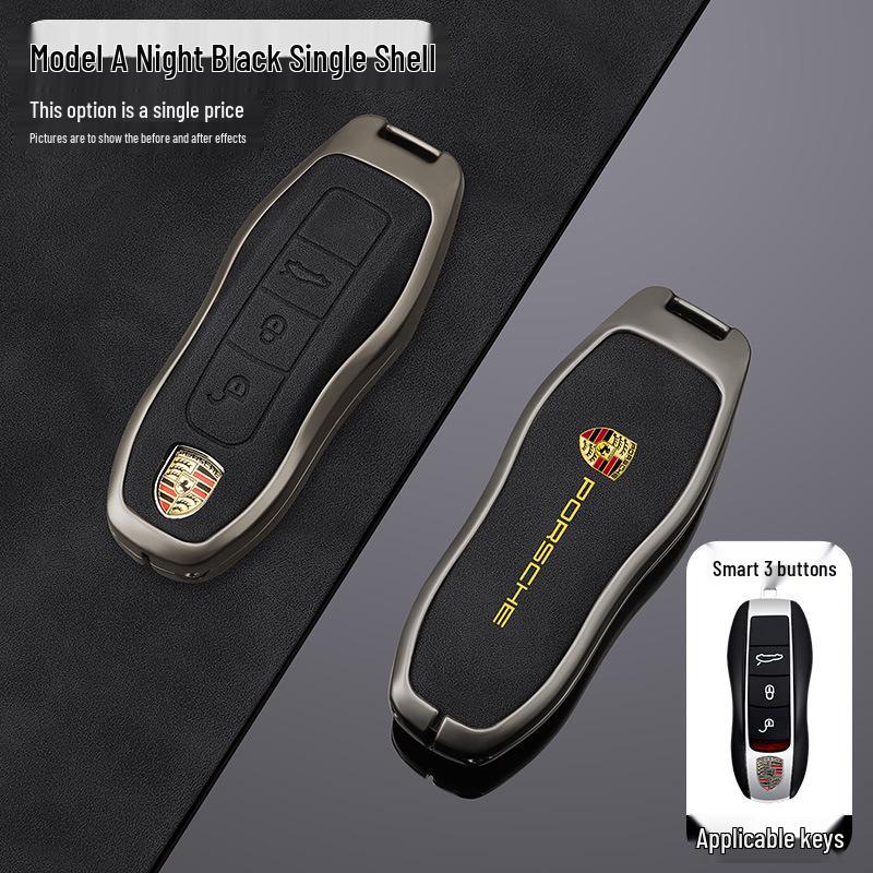 Funda de Carcasa para Llave Porsche para Cayenne, Panamera, Macan, 911, 718, Taycan