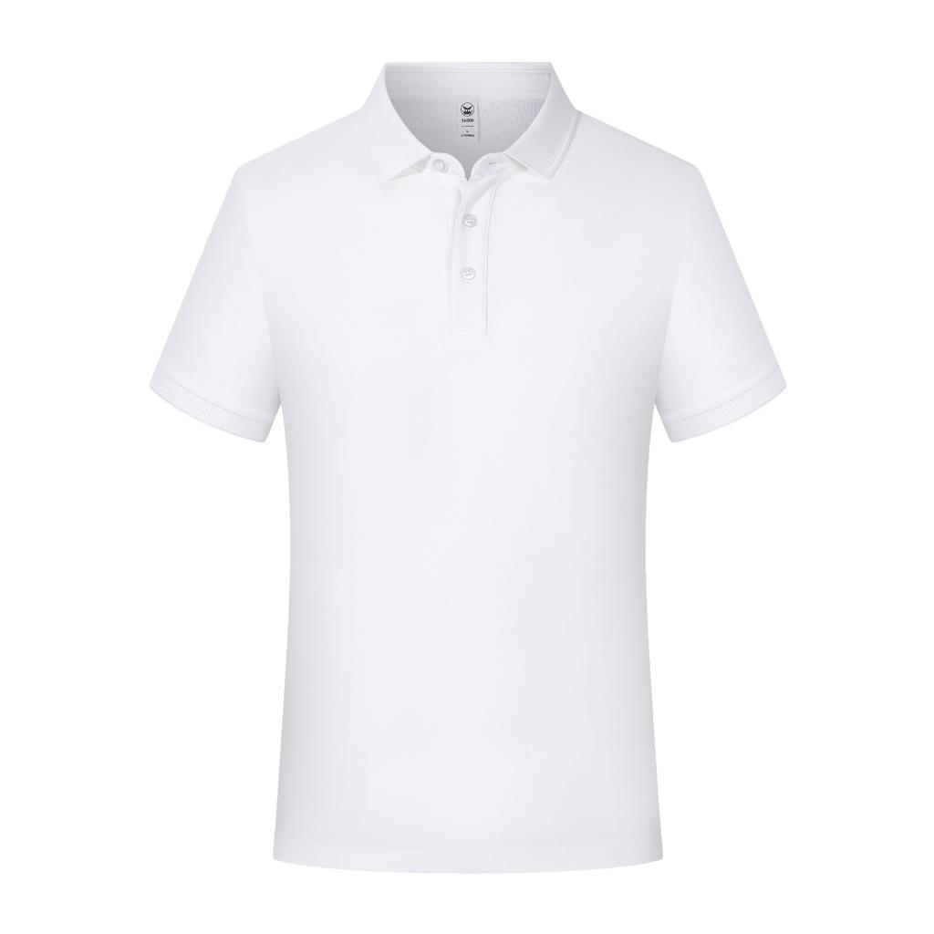 Summer POLO Shirt Men and Women's Same Short-sleeved T-shirt DuPont Solona Cool Second-level Collar Solid Color Lapel Top